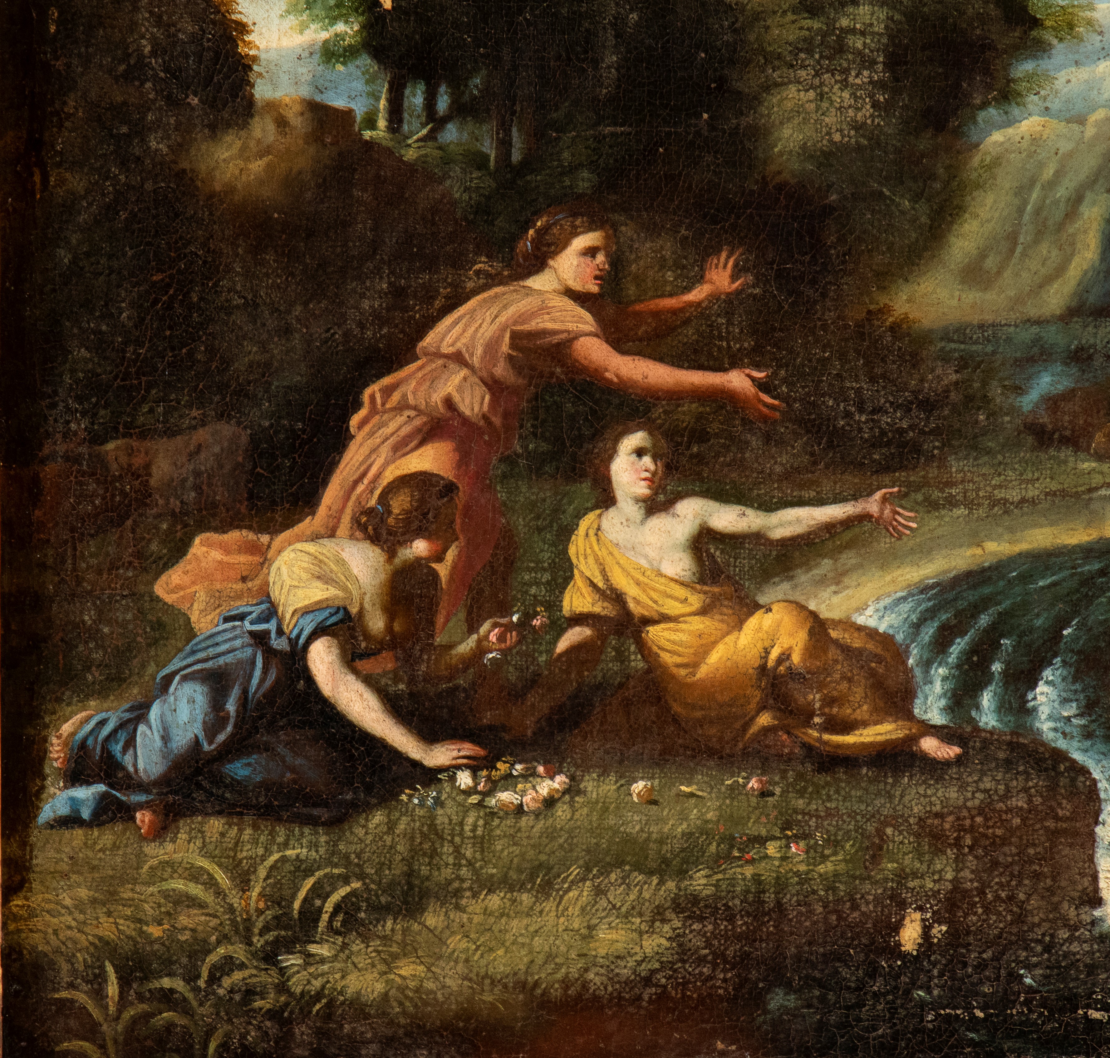 Artista Attivo a Roma, XVII Secolo - Autore sconosciuto, Ratto di Europa, olio su tela