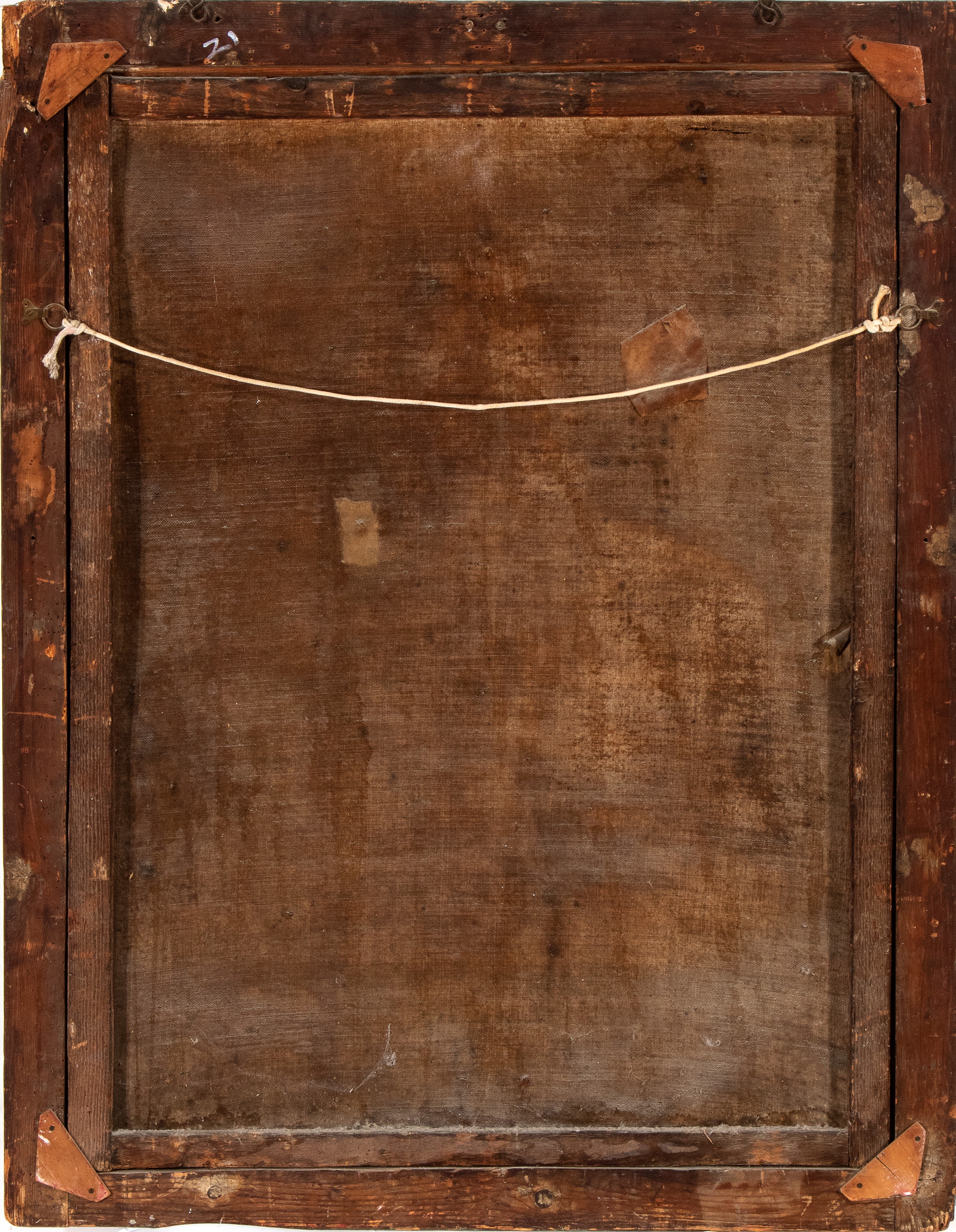 Artista Attivo a Napoli, XVII Secolo - San Girolamo penitente, olio su tela
