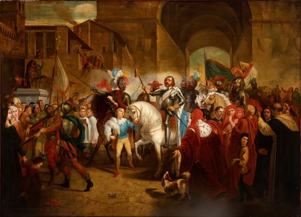 Giuseppe Bezzuoli - The entry of Charles VIII into Florence