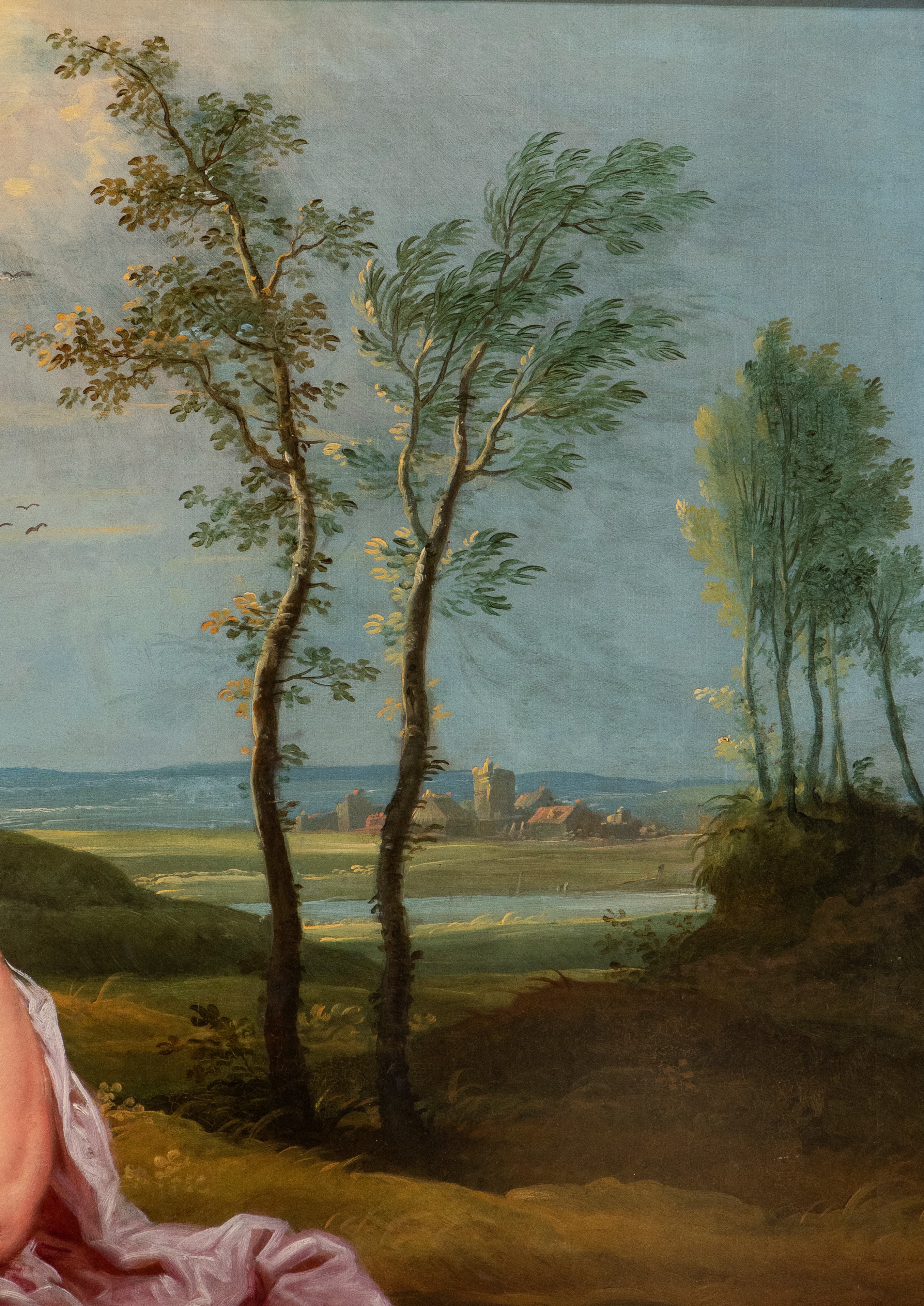 Paesaggio con gioco di putti presso una fontana