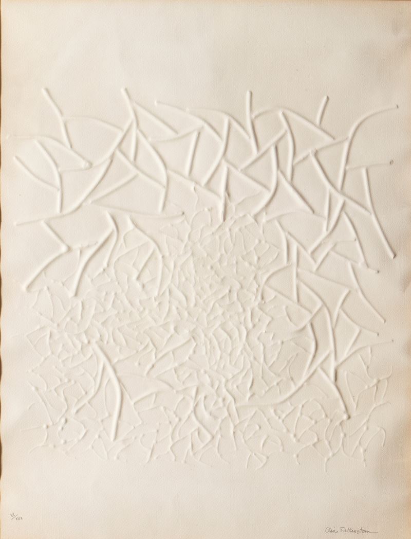 Claire Falkenstein - Struttura Grafica (1963), Stampa a rilievo
