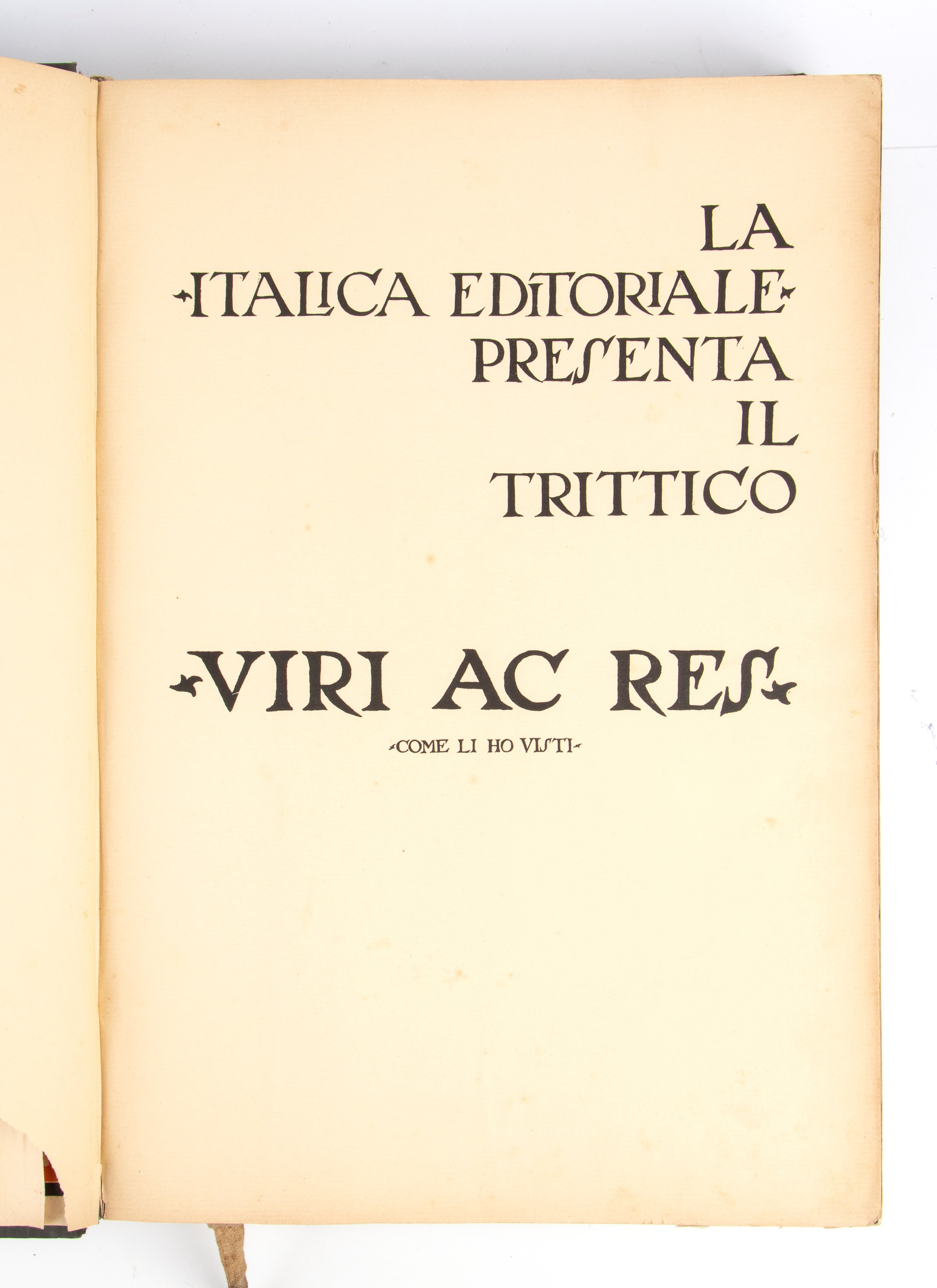 Ventennio - Viri Ac Res - Italica Editoriale
