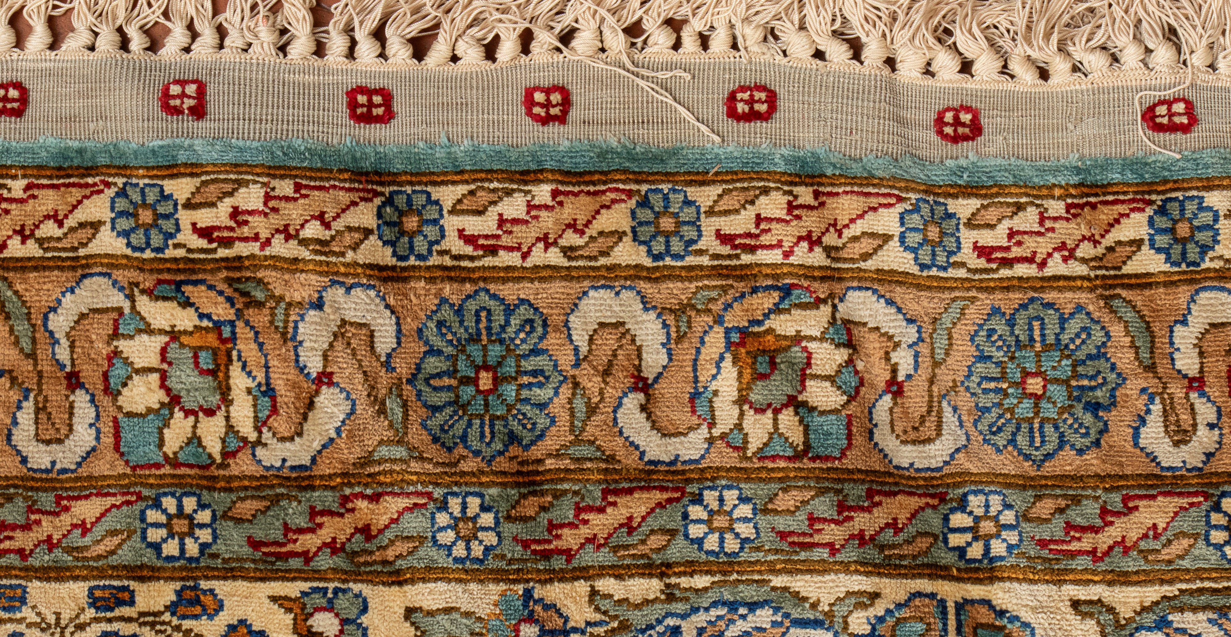 Tappeto Kaisery, seta, 455 x 251 cm, seconda metà del XX secolo