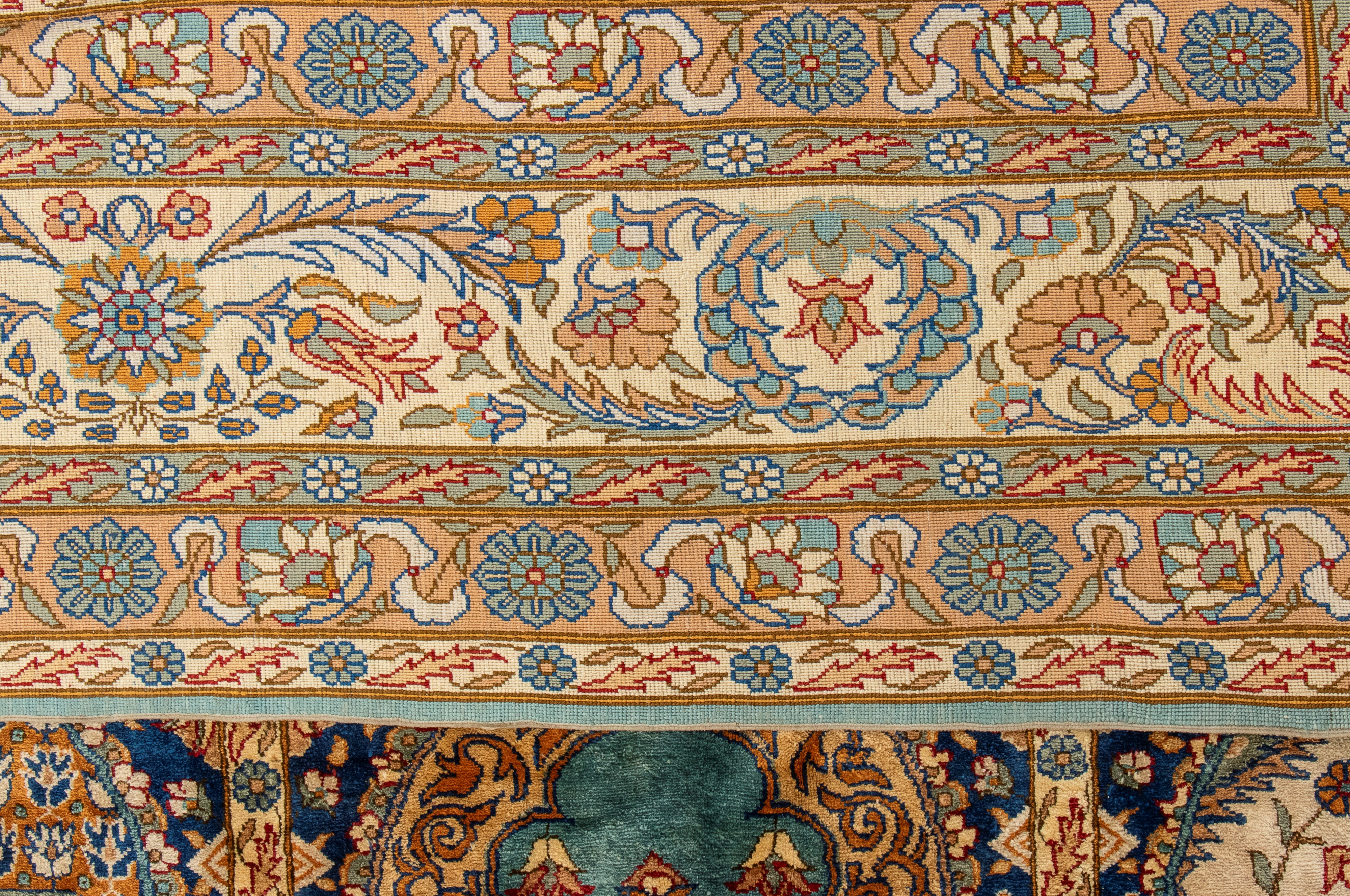 Tappeto Kaisery, seta, 455 x 251 cm, seconda metà del XX secolo