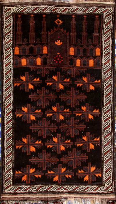 Tappeto turco, XX secolo, 135 x 76 cm