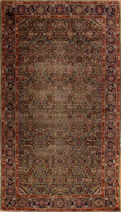 Tappeto Tabriz, 1970, dimensioni 200 x 112 cm