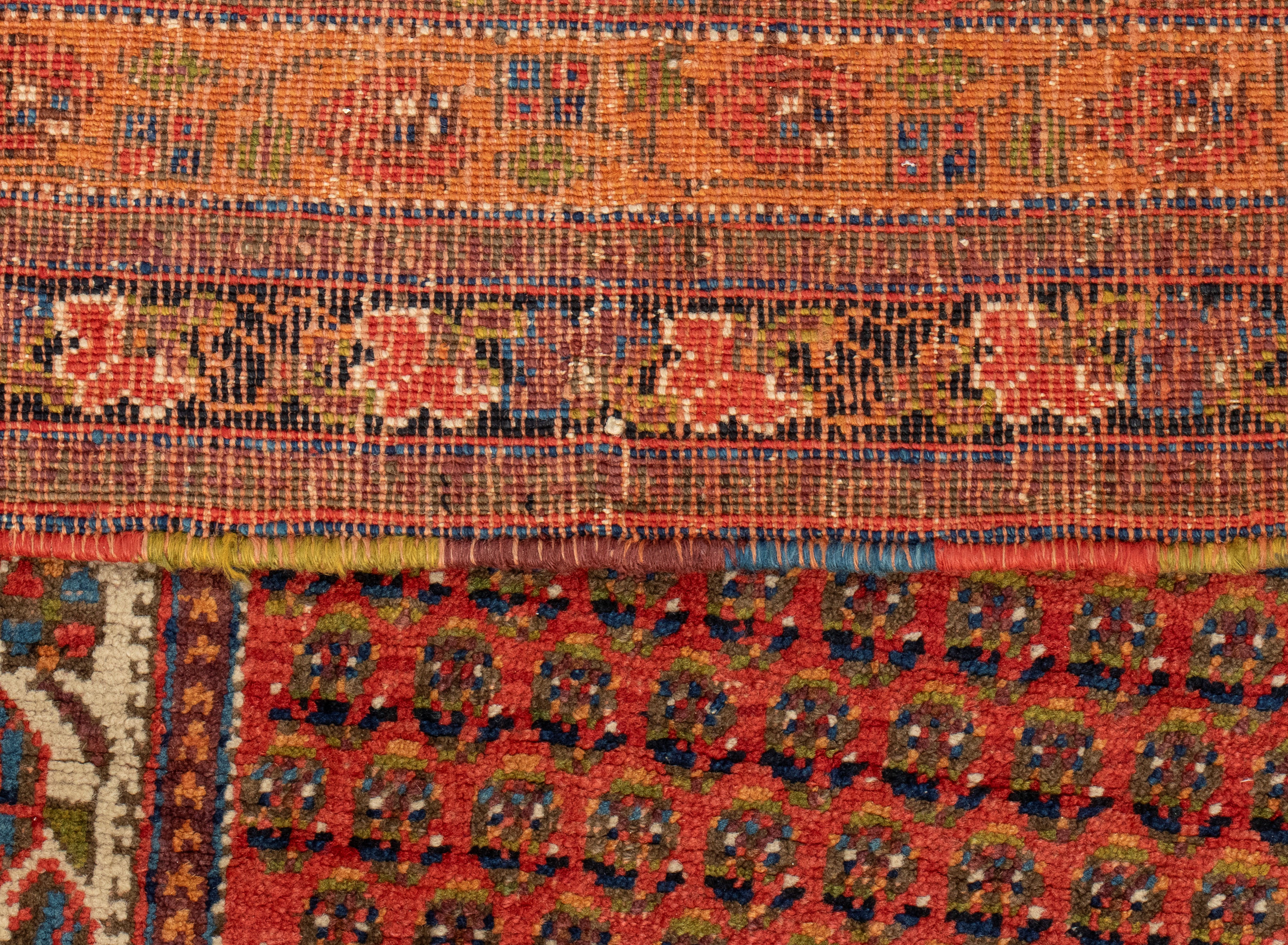 Tappeto Afshari antico, 1930, dimensioni 217 x 140 cm