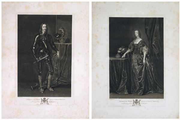 Pieter van Gunst - Charles the First King of Great Britain | Henrietta Maria Queen of Great Britain