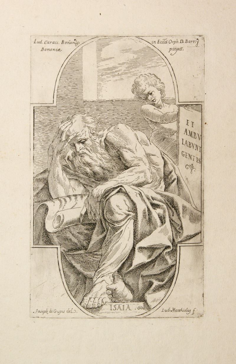 Lodovico Mattioli - Isaia - Acquaforte