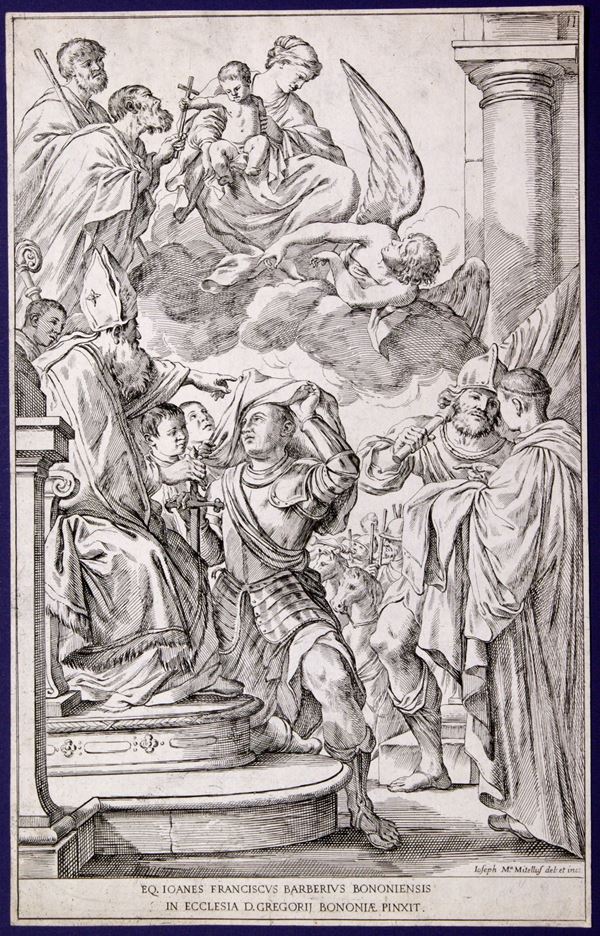 The Dressing of Saint William, by Guercino