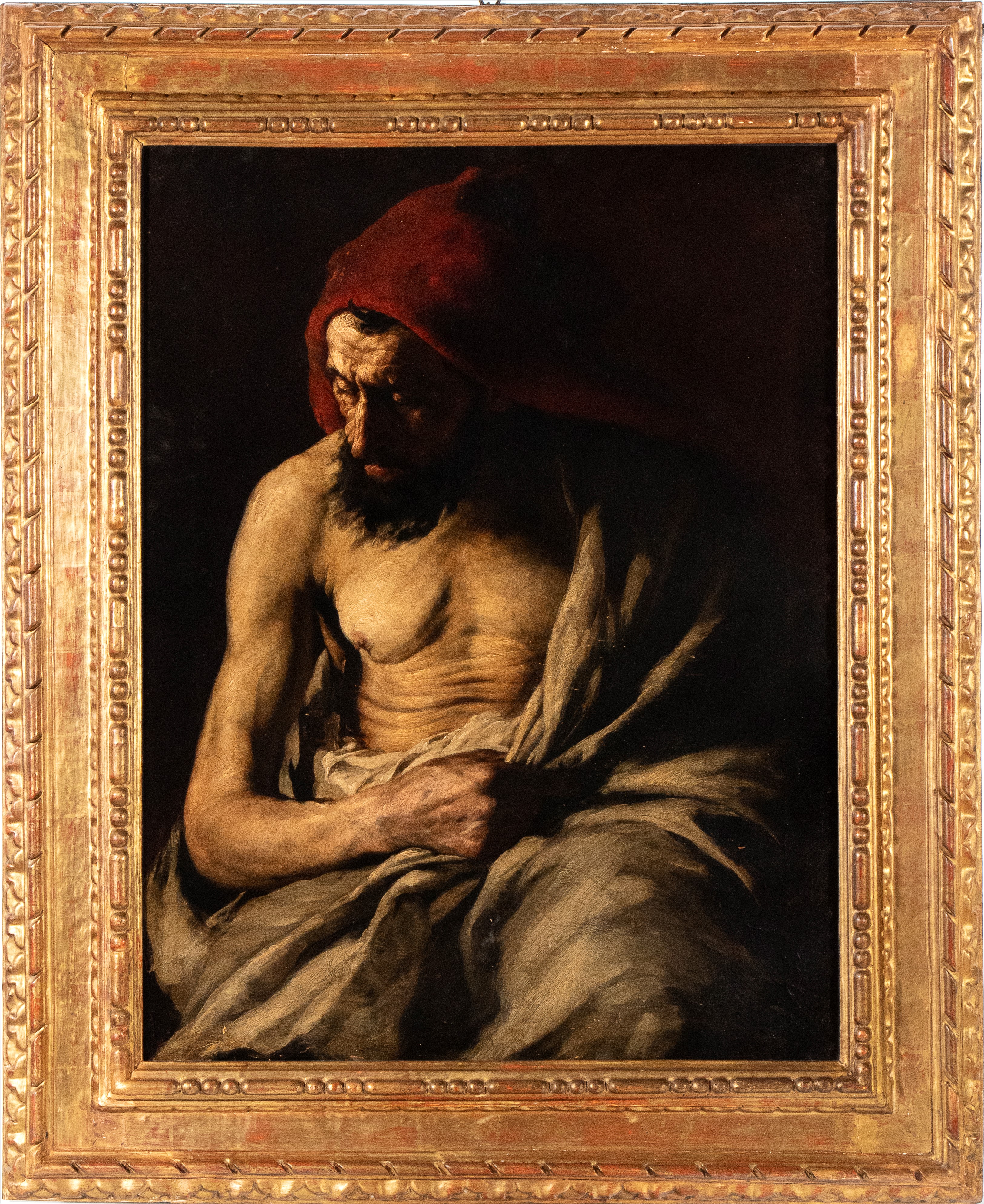 Giovanni Serodine - Anziano filosofo, olio su tela