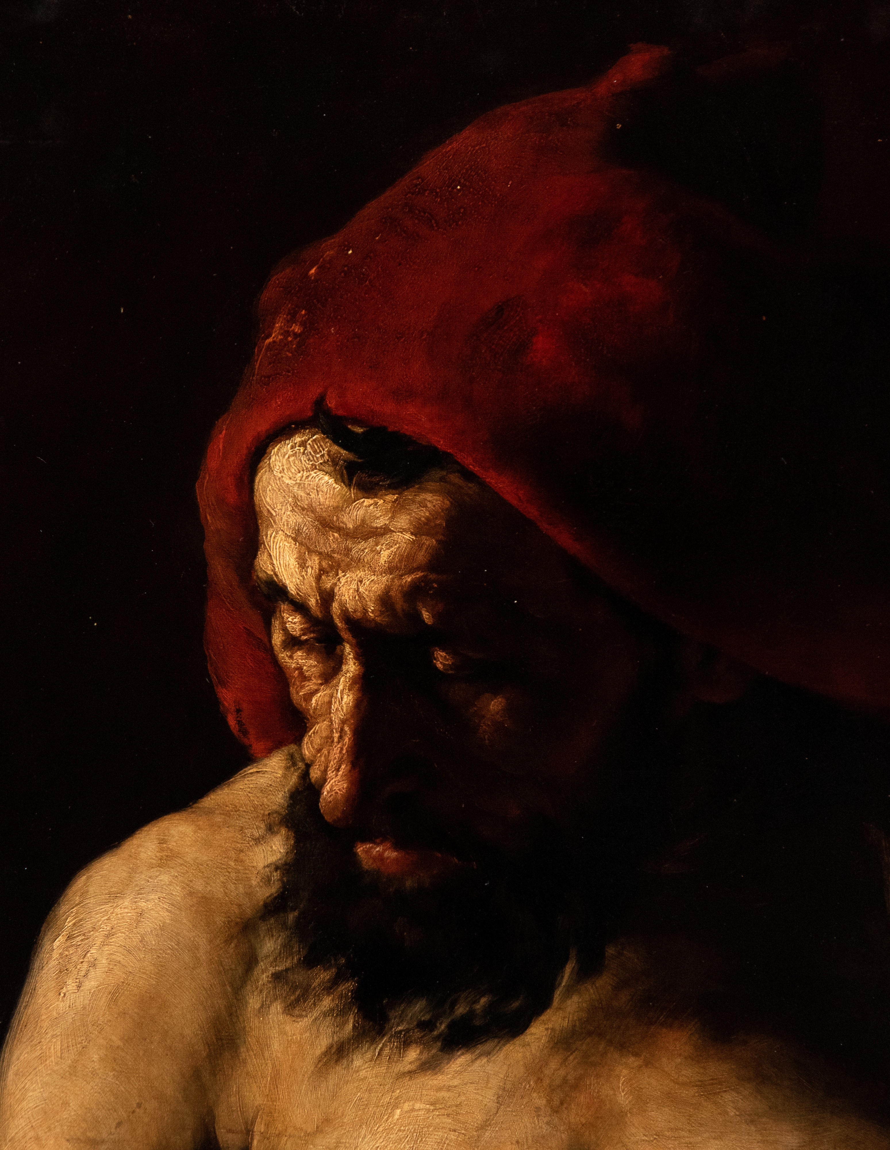 Giovanni Serodine - Anziano filosofo, olio su tela
