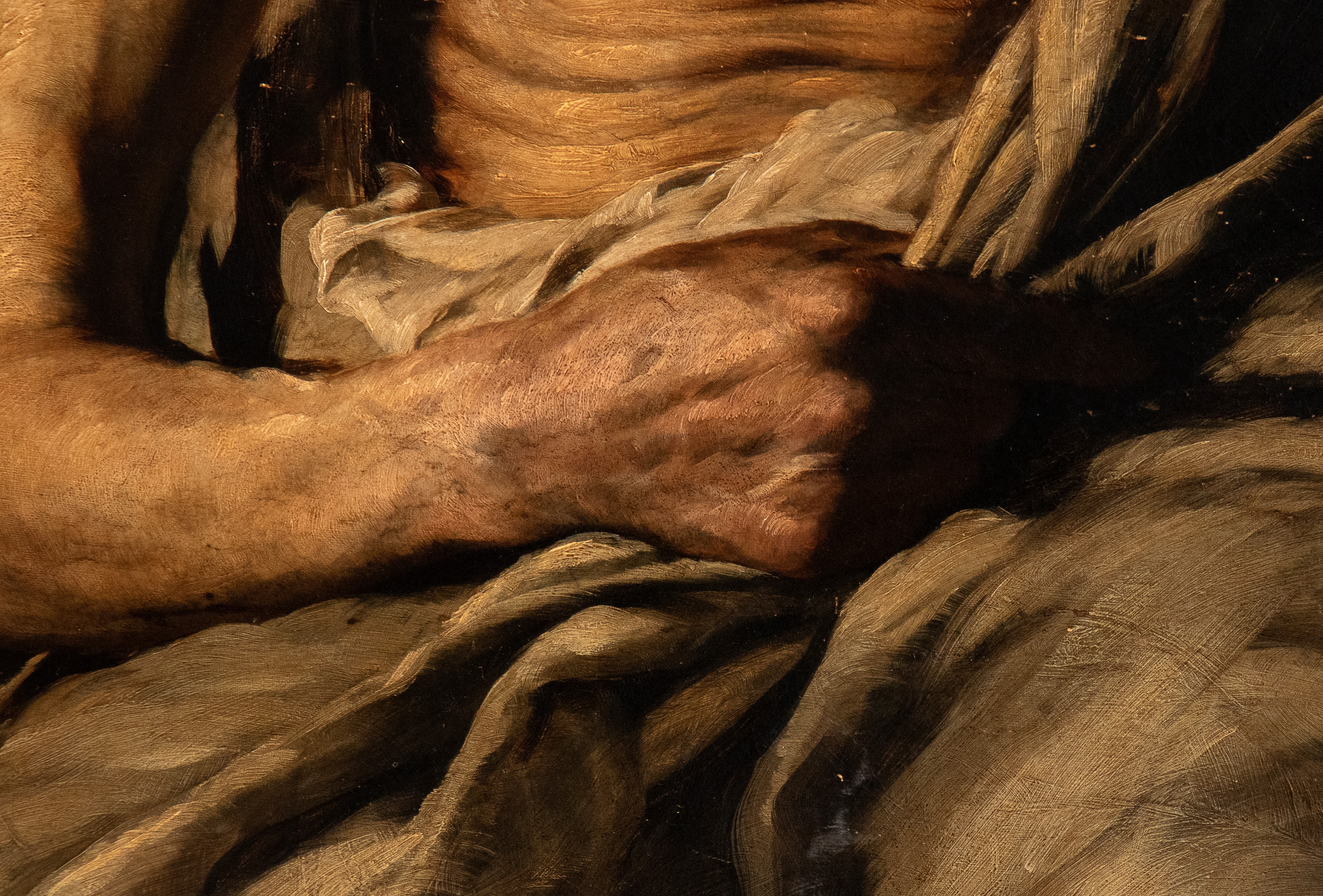 Giovanni Serodine - Anziano filosofo, olio su tela