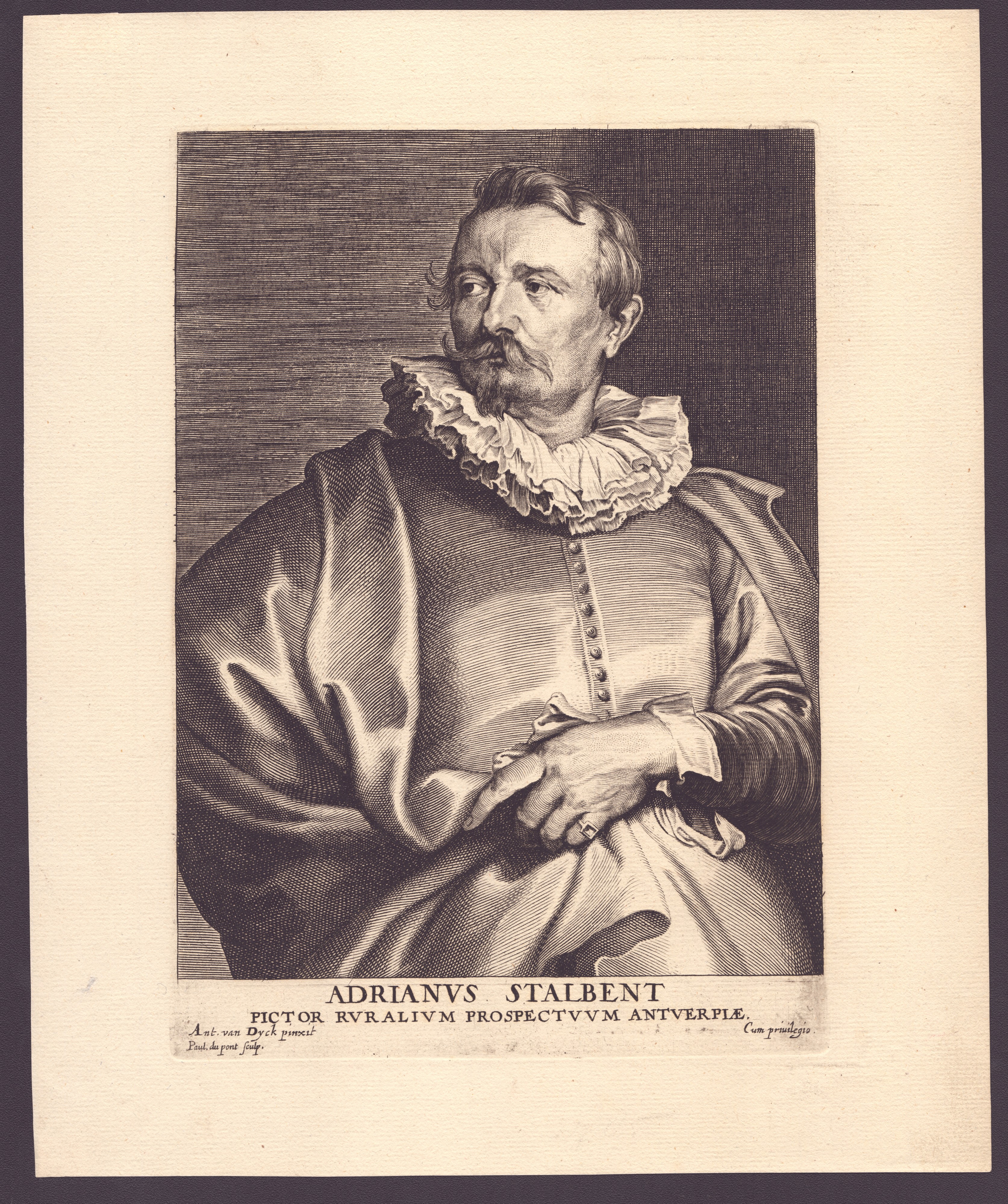 Paulus Pontius - Due incisioni da Anton van Dyck