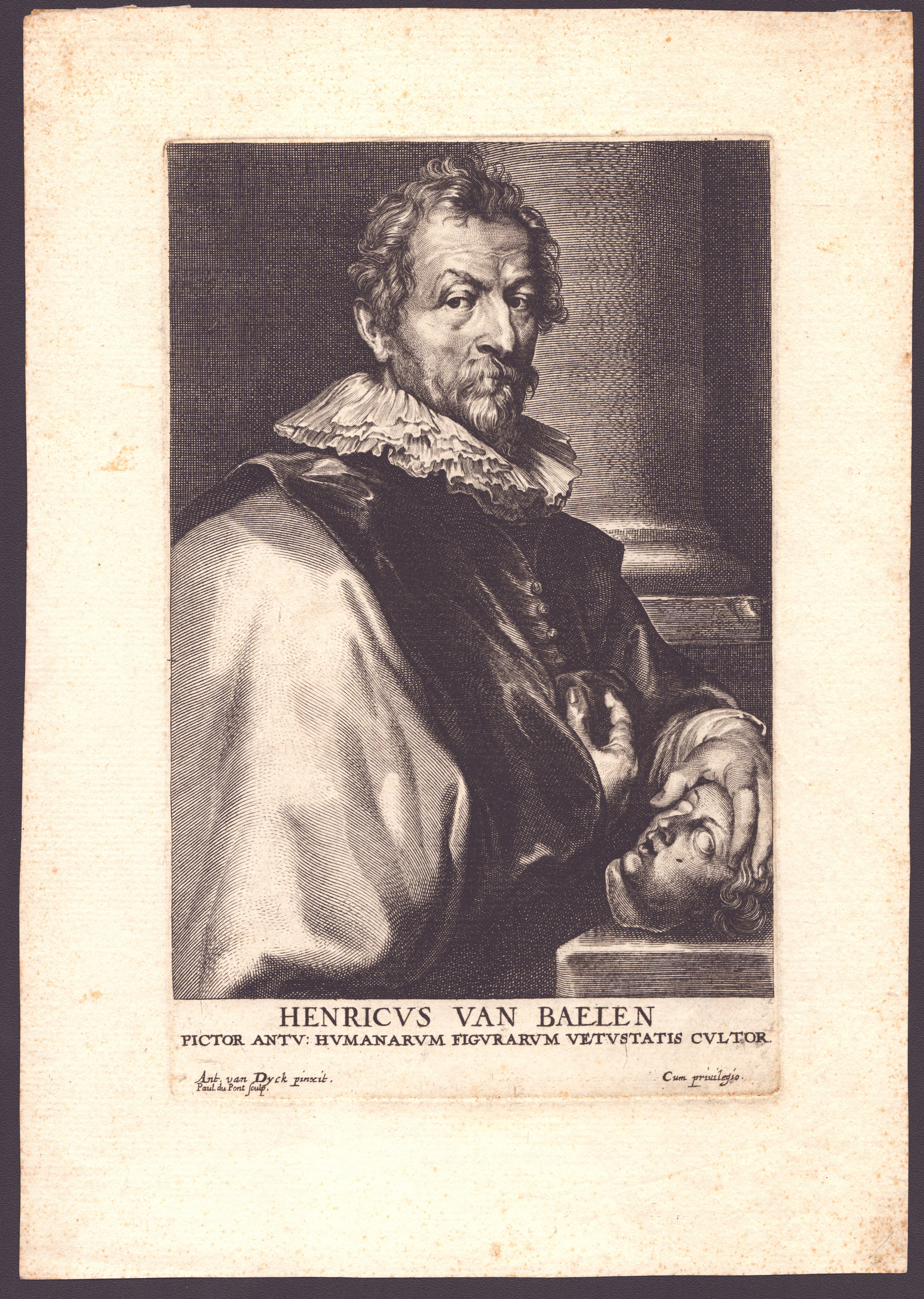 Paulus Pontius - Due incisioni da Anton van Dyck
