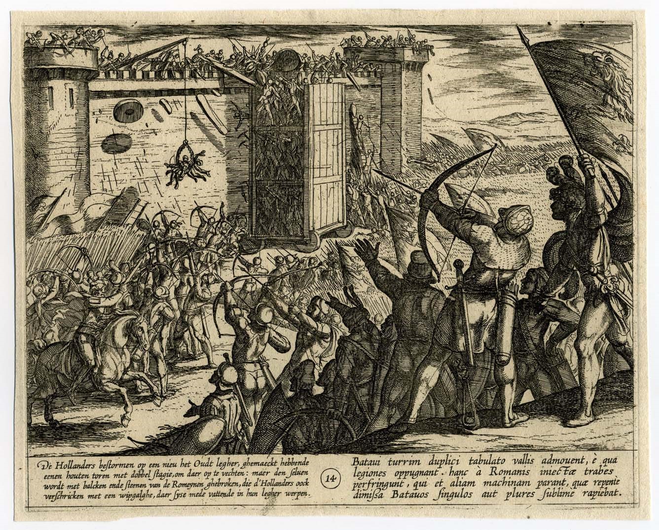 Antonio Tempesta - La Guerra dei Romani Contro i Batavi
