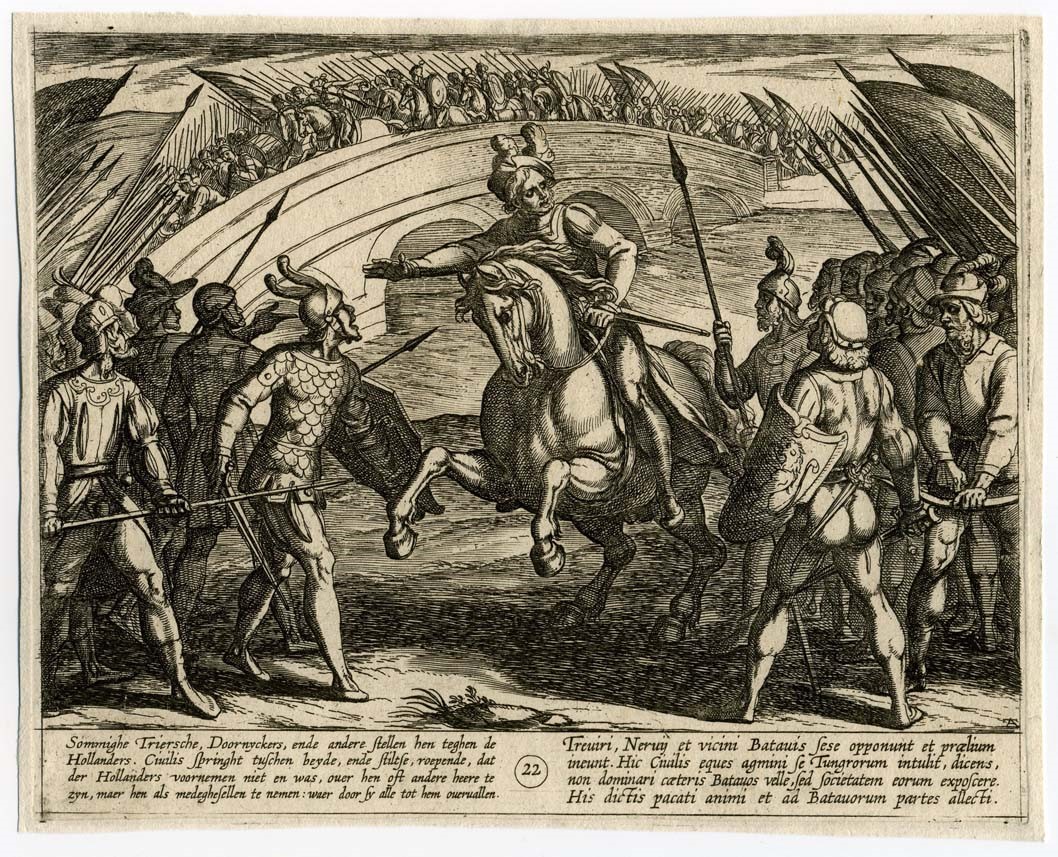 Antonio Tempesta - La Guerra dei Romani Contro i Batavi