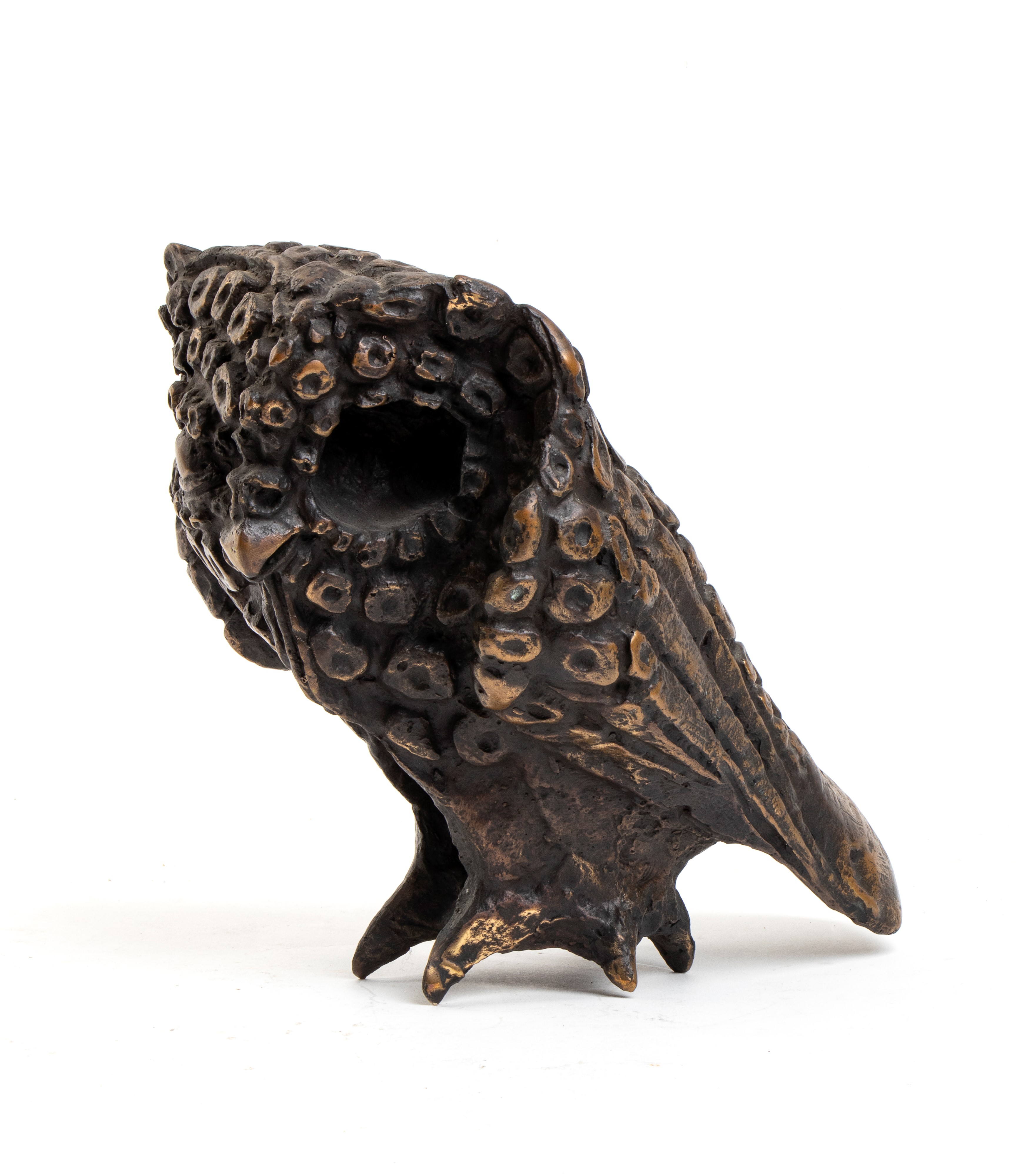 Luciano Minguzzi - Civetta in bronzo