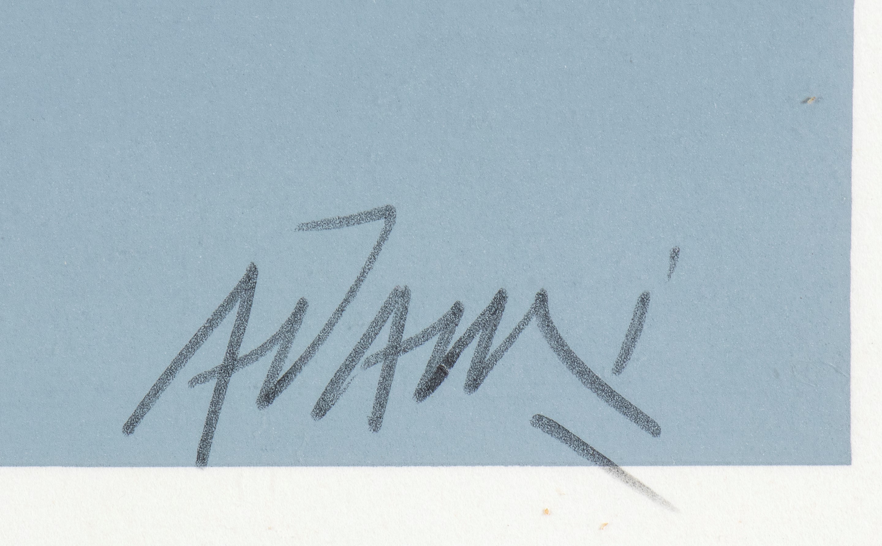 Valerio Adami - Senza titolo, litografia 100 x 70 cm