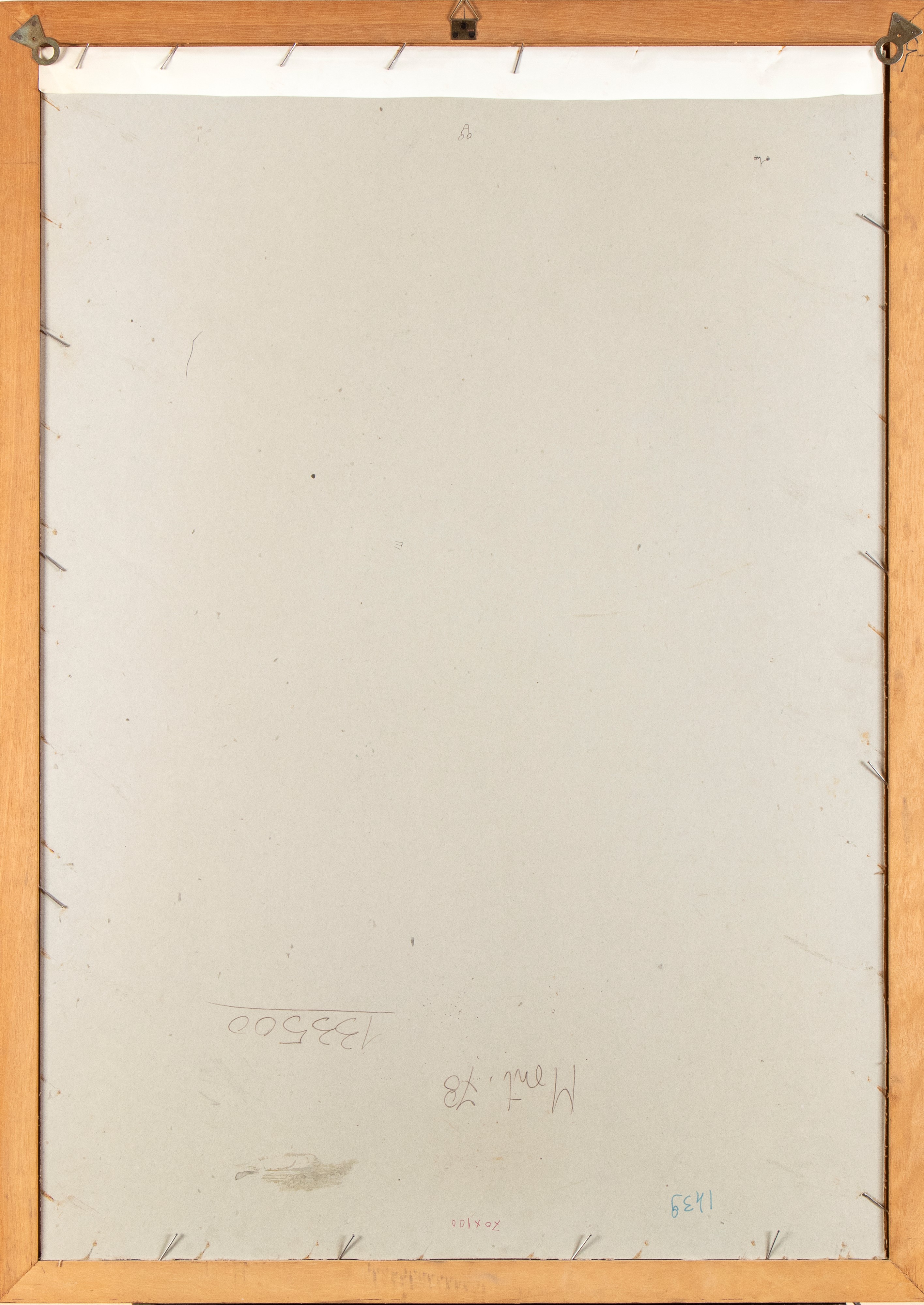 Valerio Adami - Senza titolo, litografia 100 x 70 cm