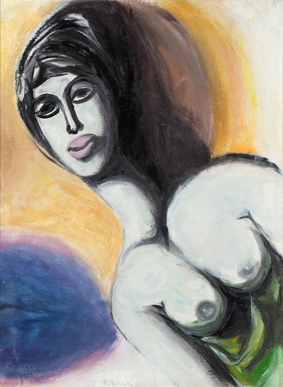 Ritratto femminile, olio su tela