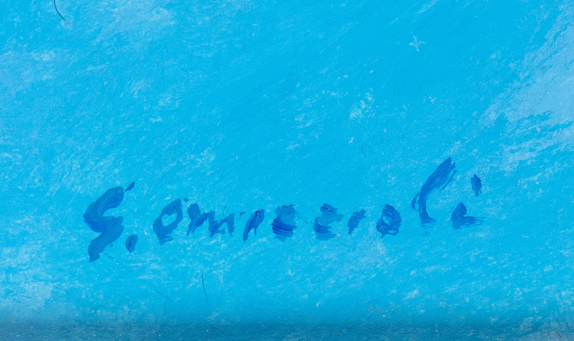 Giovanni Omiccioli - Giovanni Omccioli, Nuvole rosa, olio su cartoncino