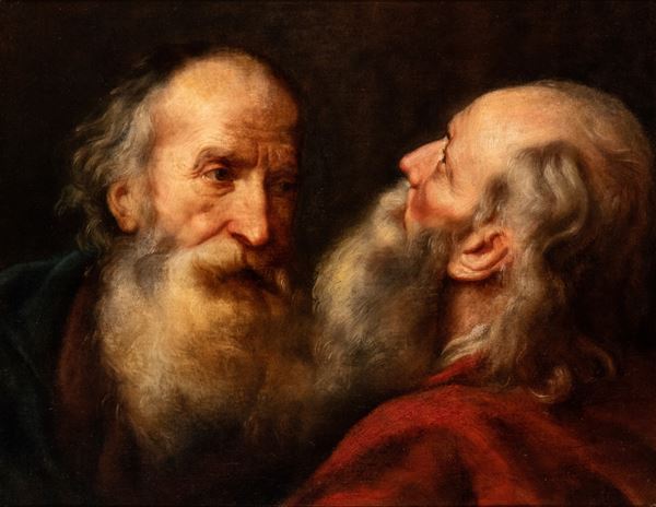 Peter Paul Rubens - Study for two character heads