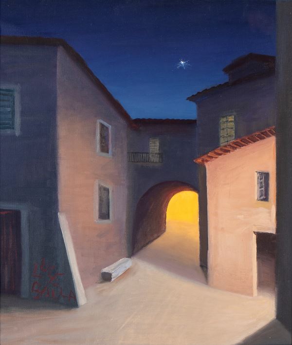 LUCE BALLA - Night scene