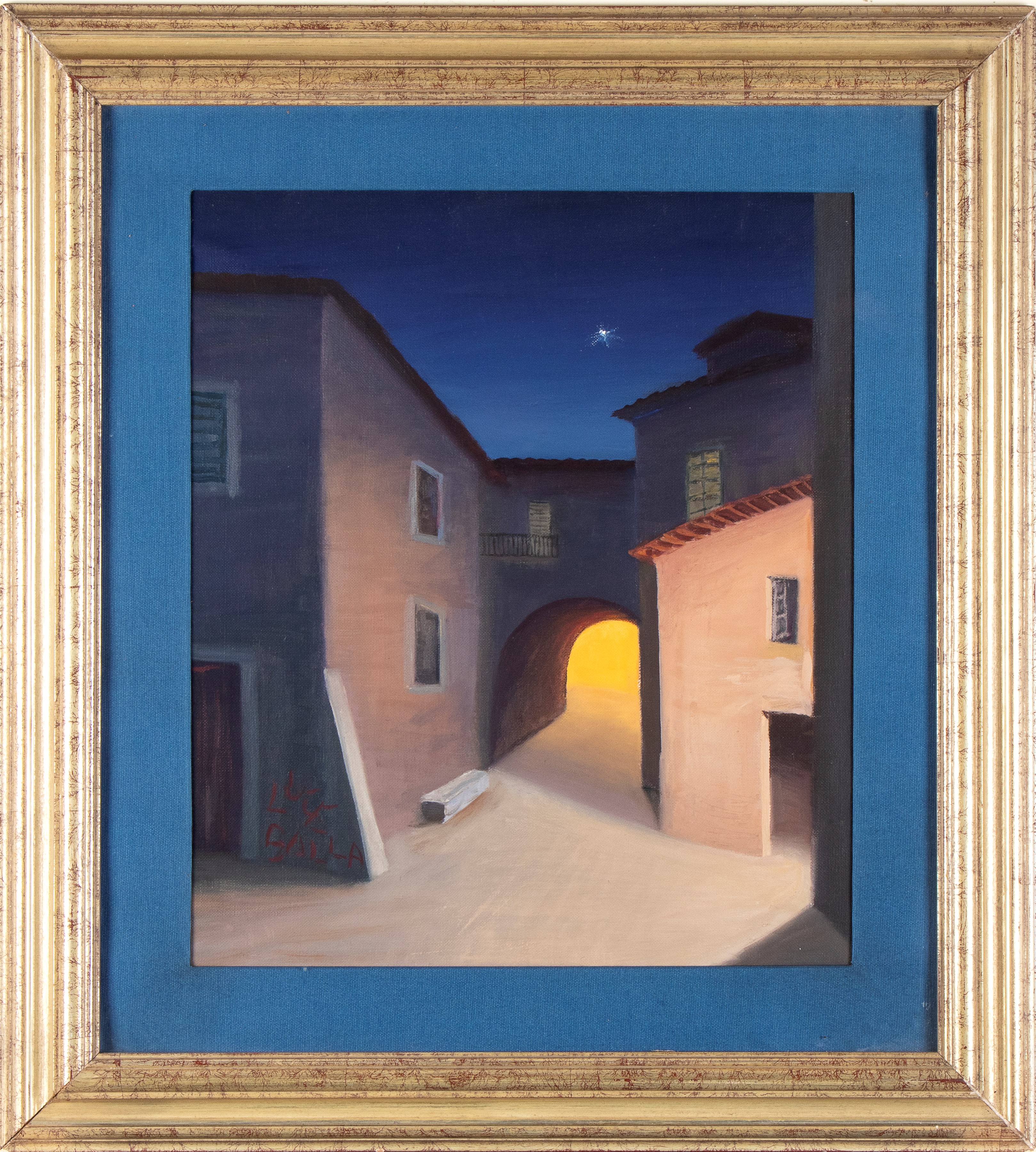 Luce Balla - Notturno, olio su tela, 1974
