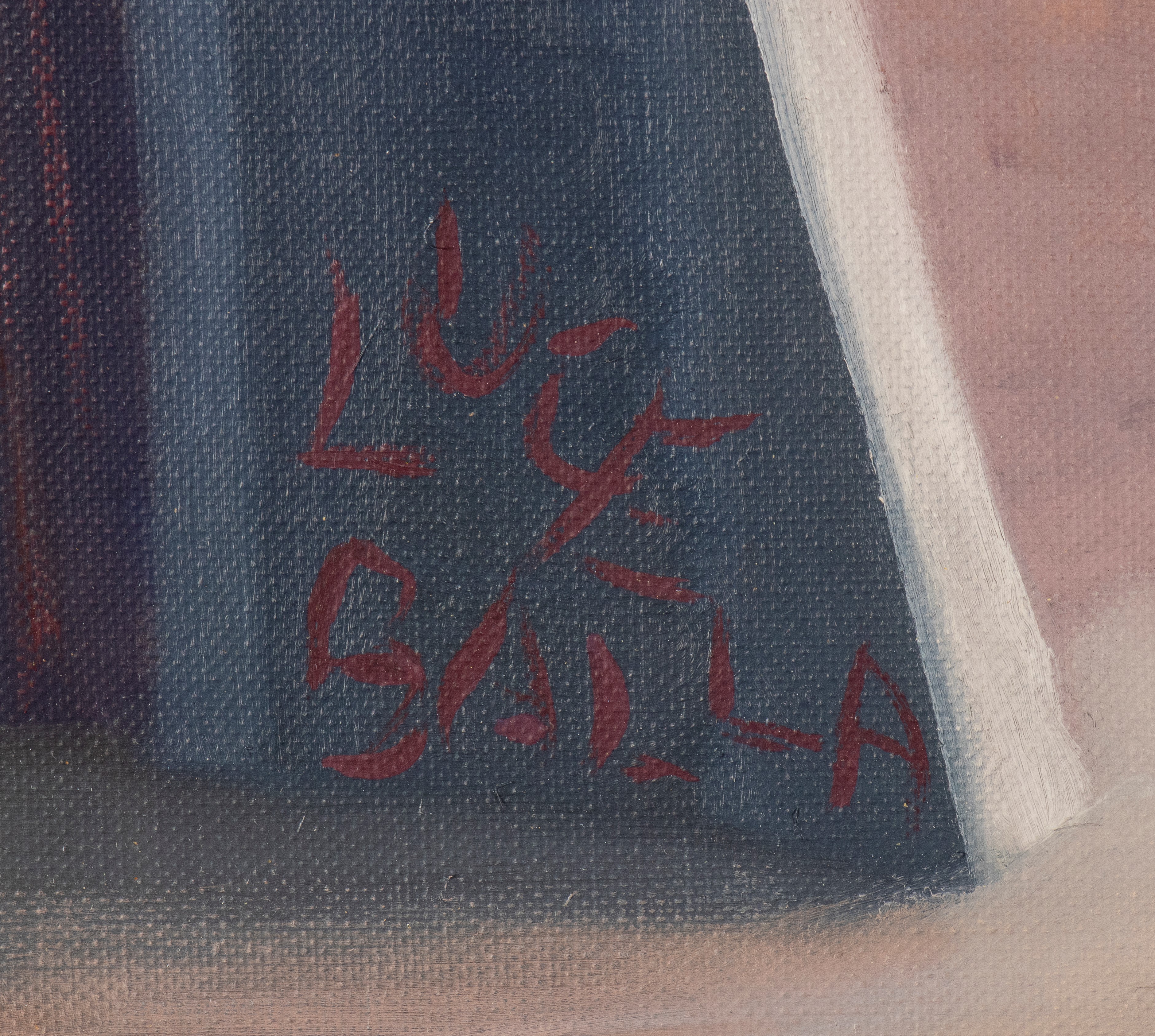 Luce Balla - Notturno, olio su tela, 1974