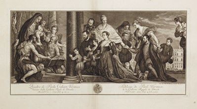 La Madonna e la famiglia Cuccina da Paolo Veronese