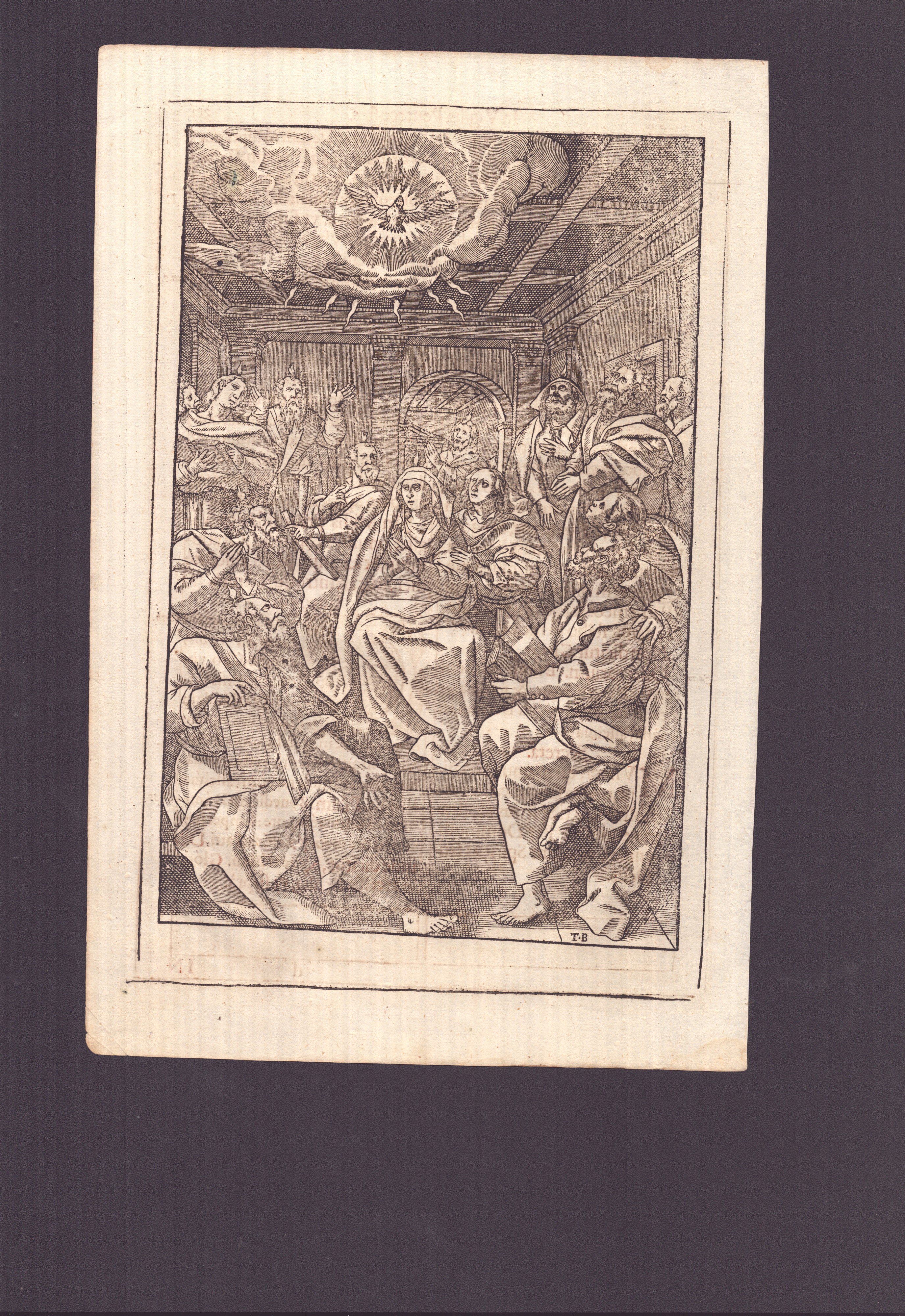 Tobias Stimmer - La presentazione al Tempio, xilografia