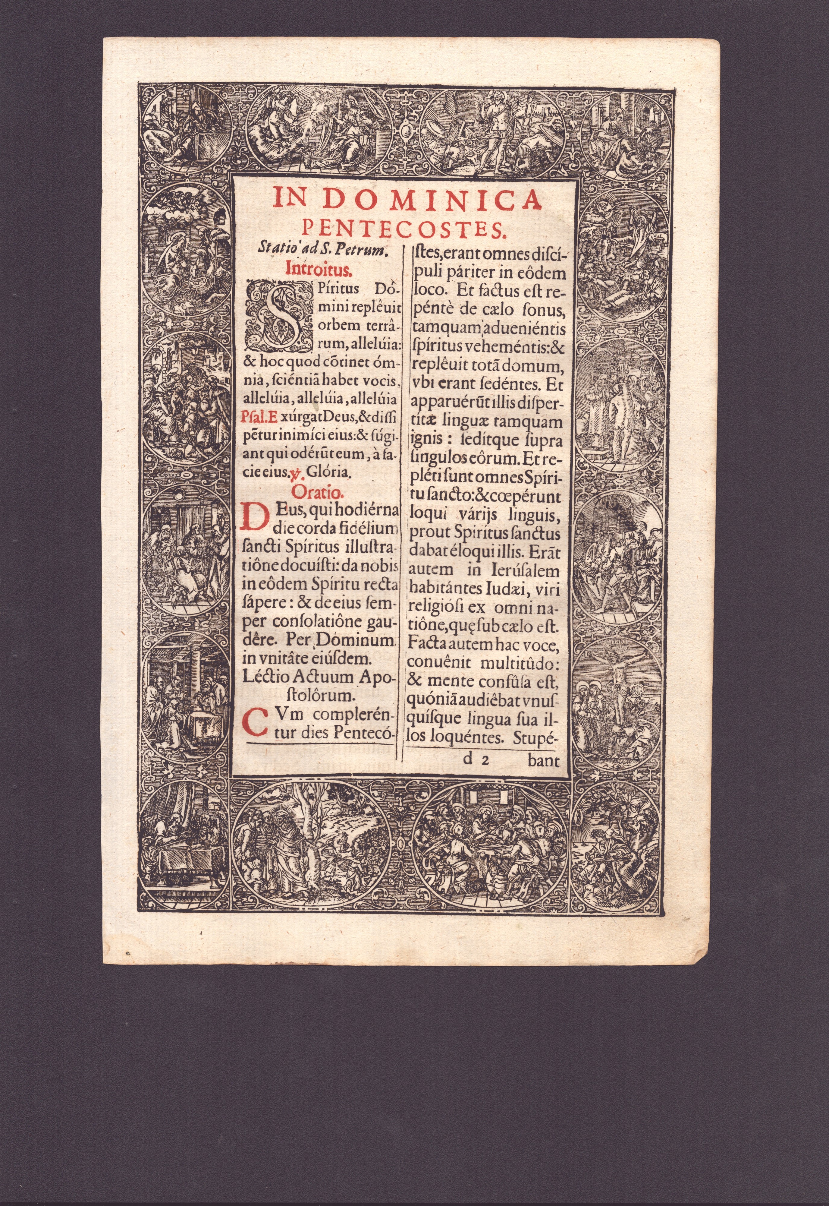 Tobias Stimmer - La presentazione al Tempio, xilografia
