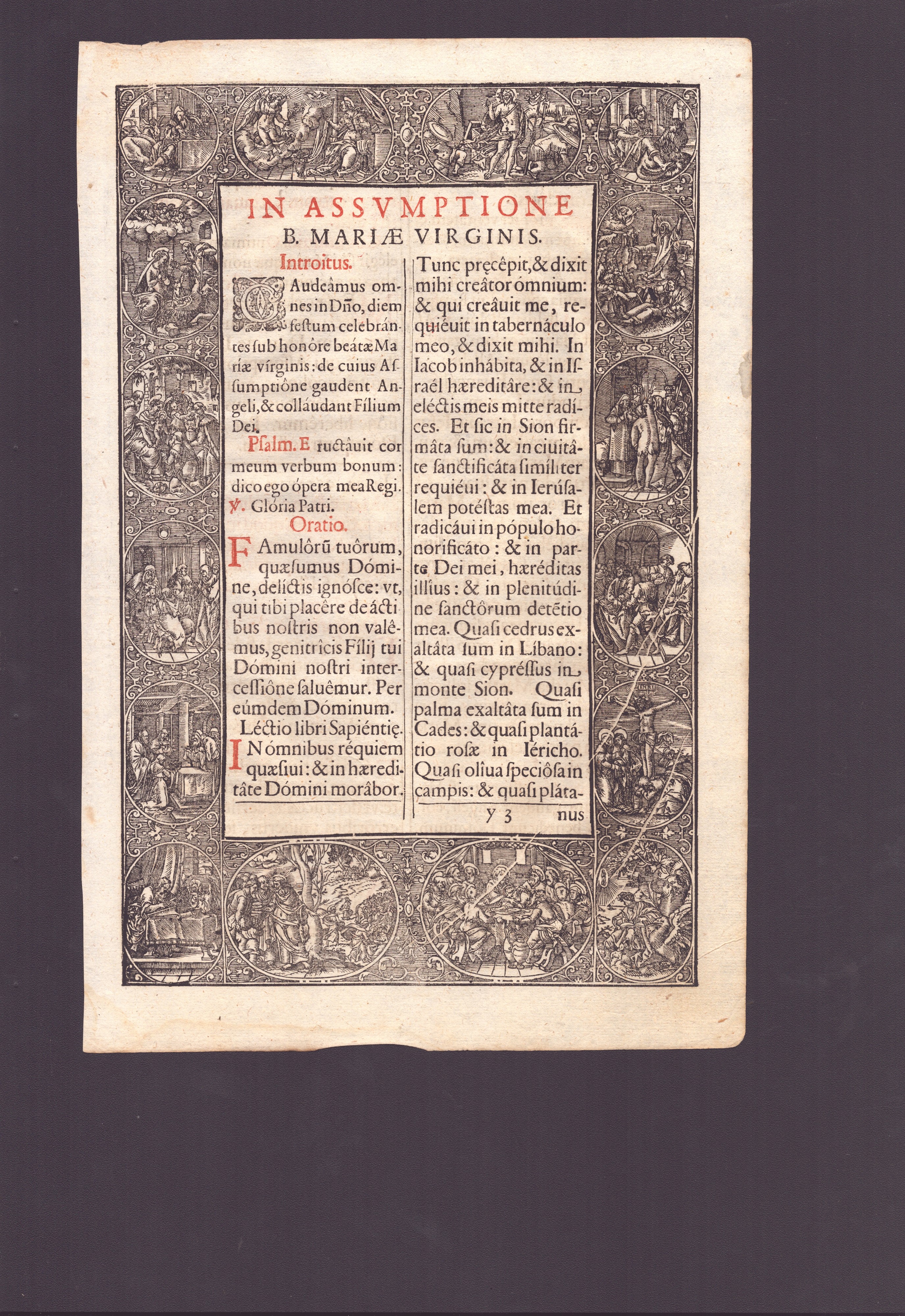 Tobias Stimmer - La presentazione al Tempio, xilografia