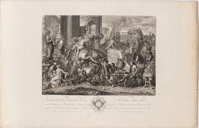 Pierre Picault - L’ingresso trionfale di Alessandro Magno in Babilonia