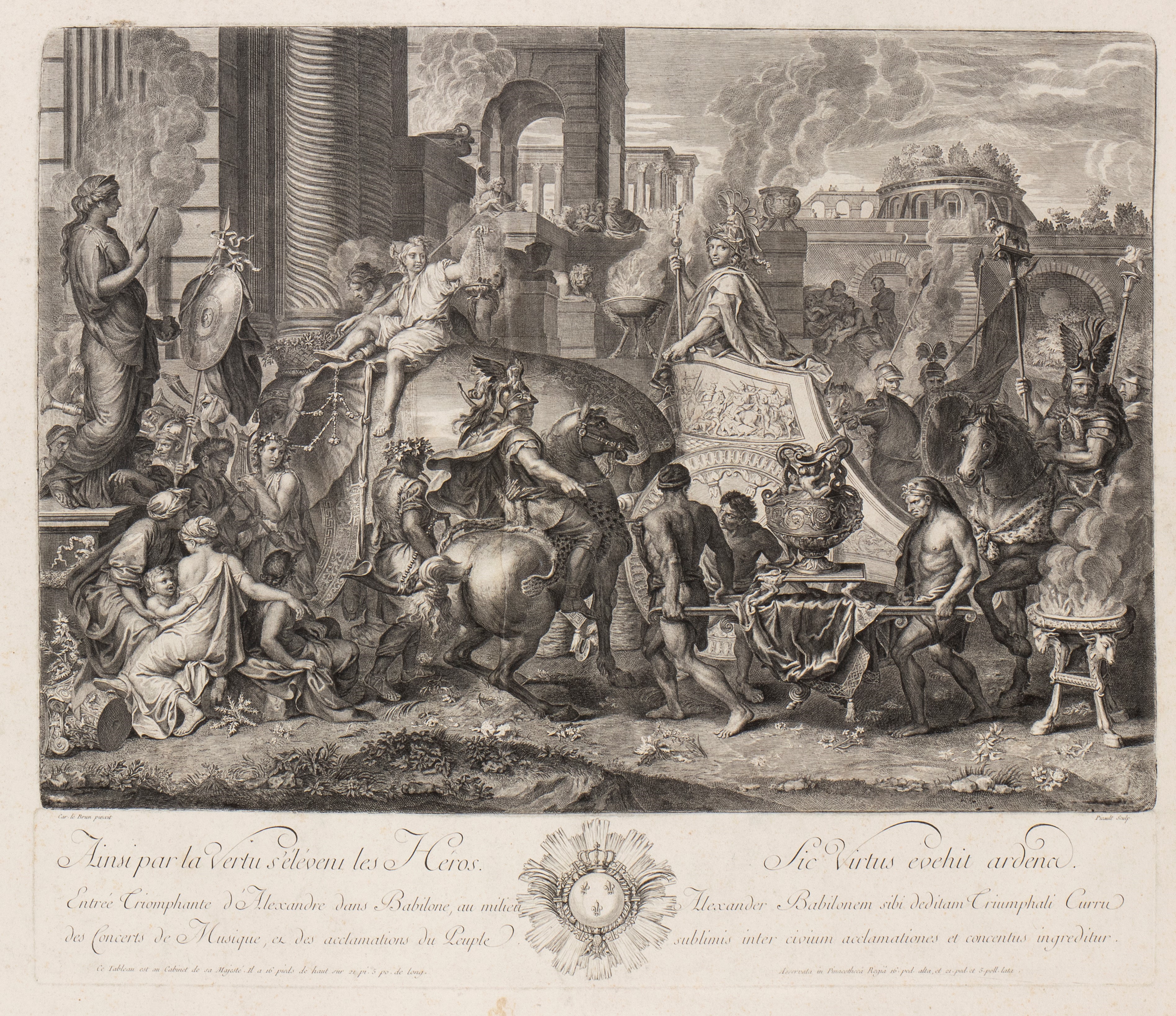Pierre Picault - L’ingresso trionfale di Alessandro Magno in Babilonia
