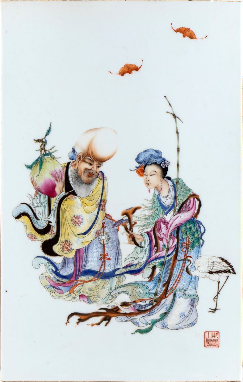 Una raffinata formella, Cina