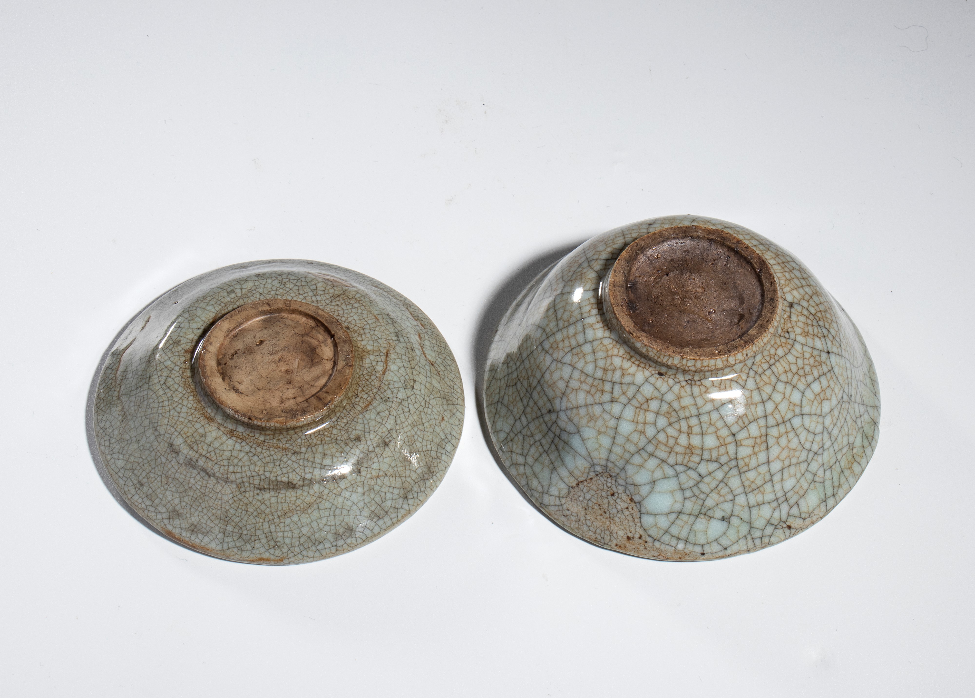 Ciotola Guan con piattino, Cina, XX secolo