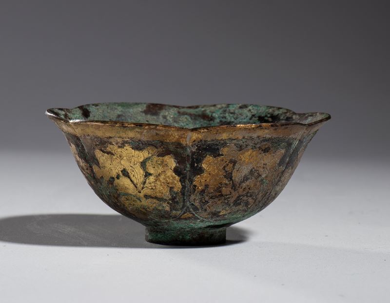 Ciotola in stile della dinastia Tang, Cina, ceramica, Inizio XX secolo