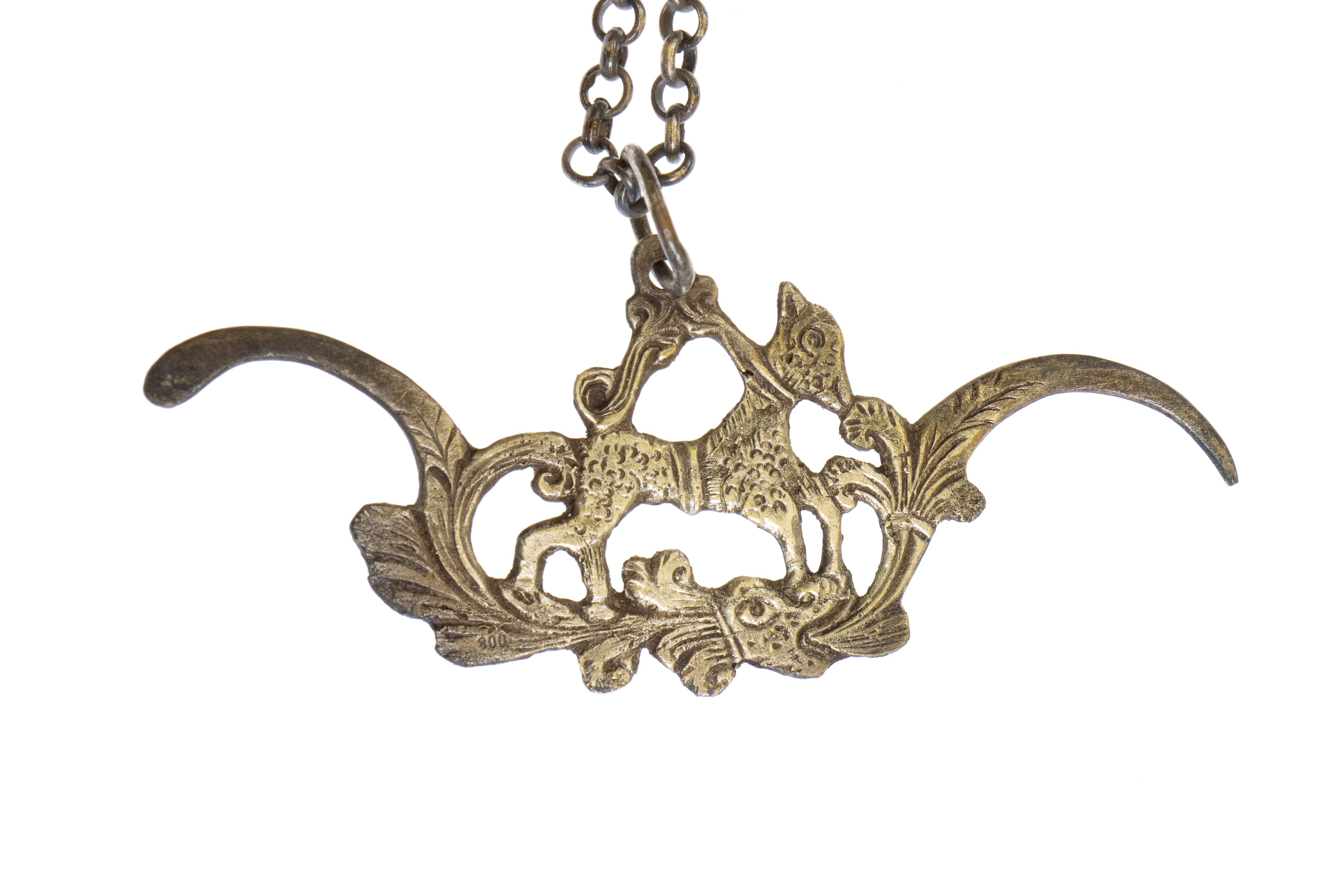 Spuligadentes sardo in argento 800, XIX secolo