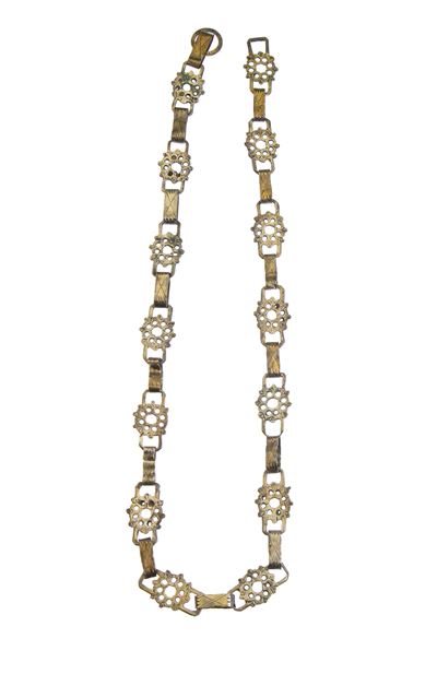 Catena in argento 800, Italia, fine XIX - inizio XX secolo