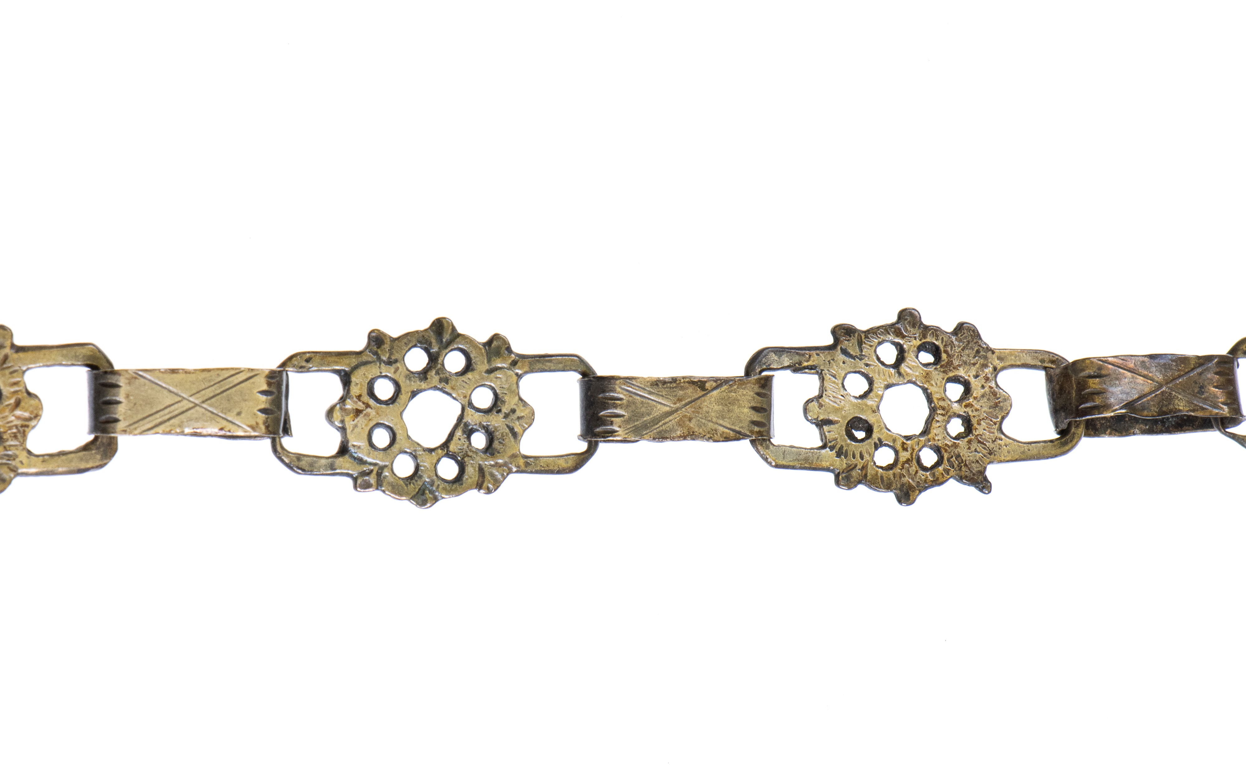 Catena in argento 800, Italia, fine XIX - inizio XX secolo