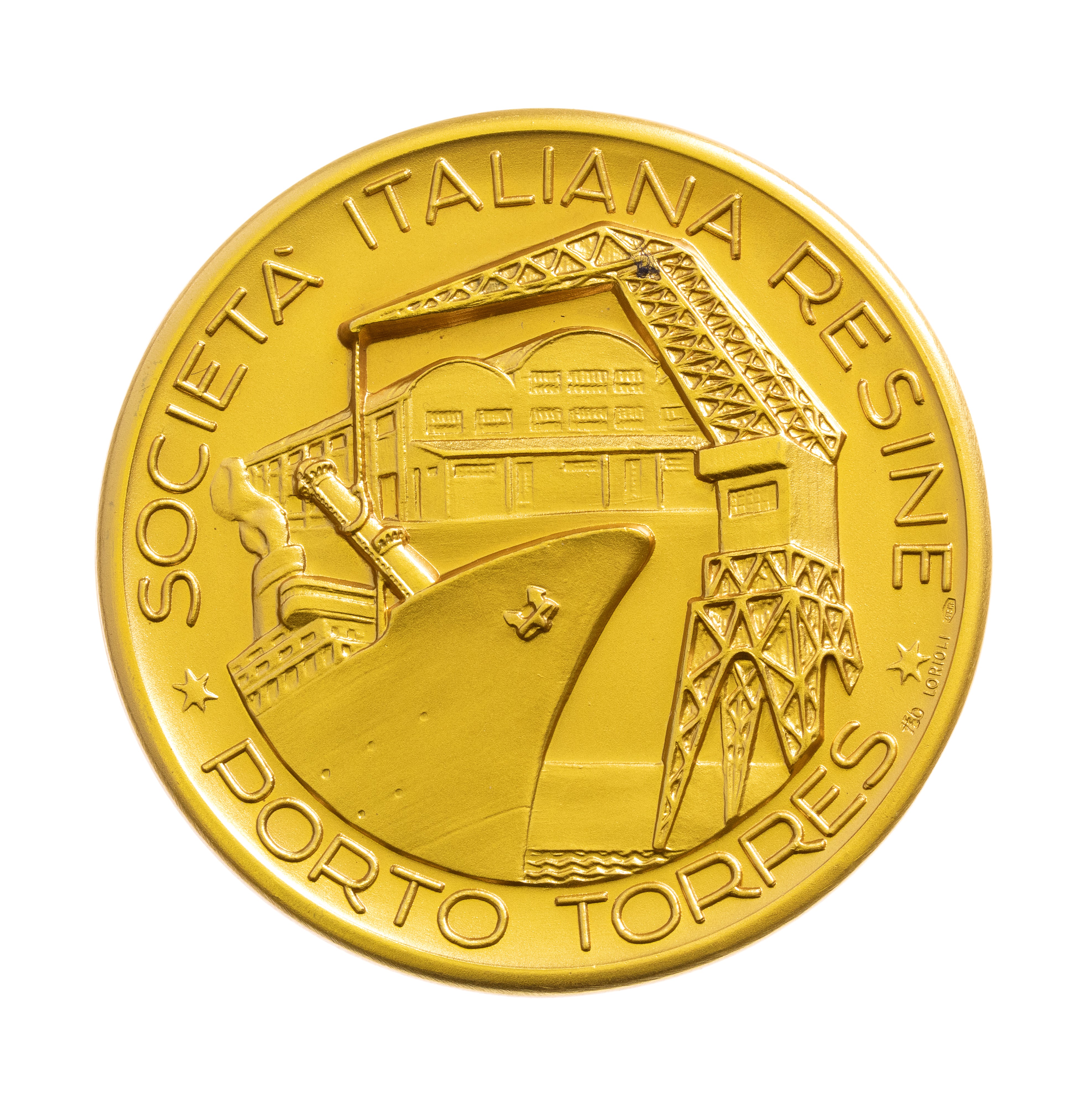 Medaglia di riconoscimento della SIR, Lotto di 11 medaglie in oro 18k