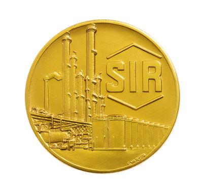 Medaglia commemorativa SIR, Lotto di 12 medaglie in oro 18k