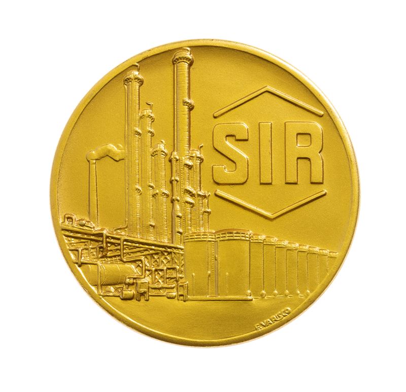 Medaglia commemorativa SIR, Lotto di 12 medaglie in oro 18k