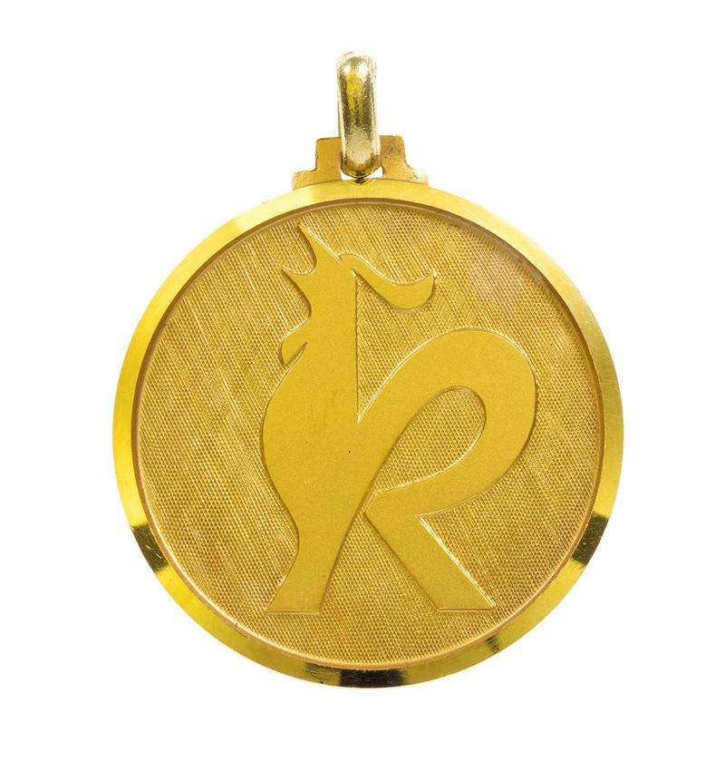 Medaglie al merito in oro 18k della società Rumianca, Lotto di 11 pezzi