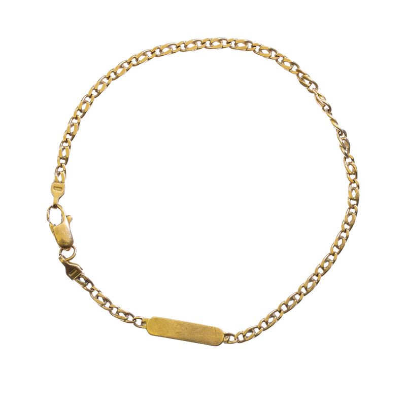 Bracciale in oro 18K, Italia, anni '50 del XX secolo
