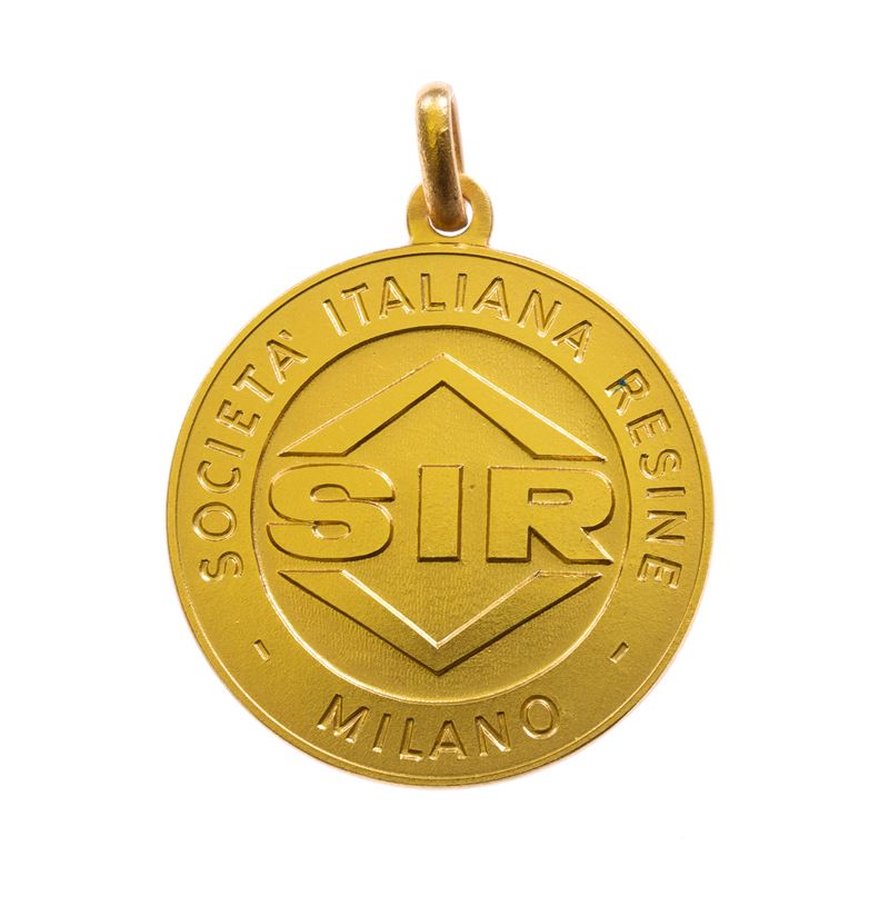 Pendenti in oro 18k, Milano, anni '50-'60