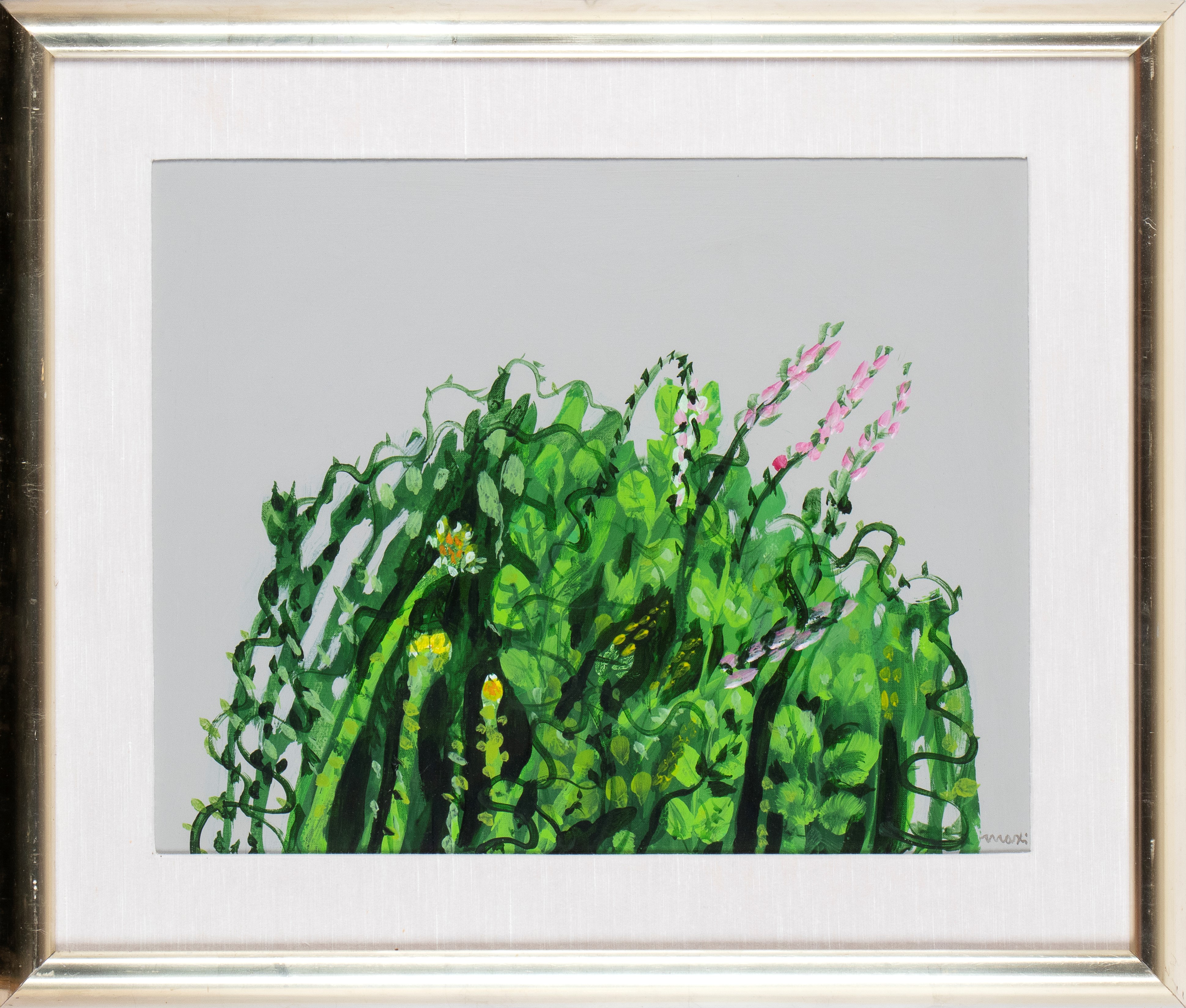 Edolo Masci - Composizione floreale, olio su tela