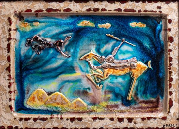 CARLO ZAULI - Cacciatore a cavallo